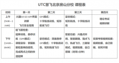 北京UTC无人机培训