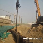 北京专业打拔钢板桩工字钢钢管桩预管桩管廊管线拉森桩