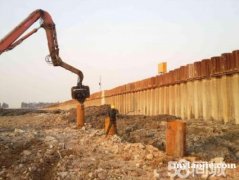 北京打桩公司基坑护坡打桩打钢管桩